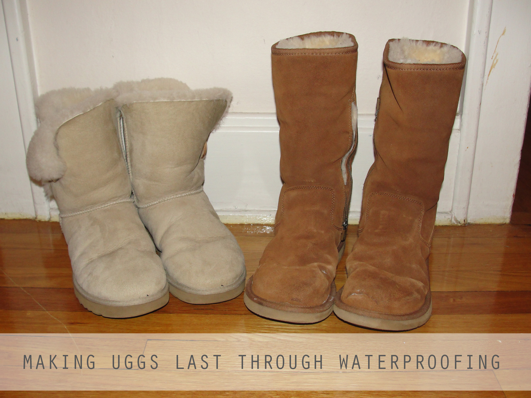 Weatherproofing Uggs | The Thrifty Ginger